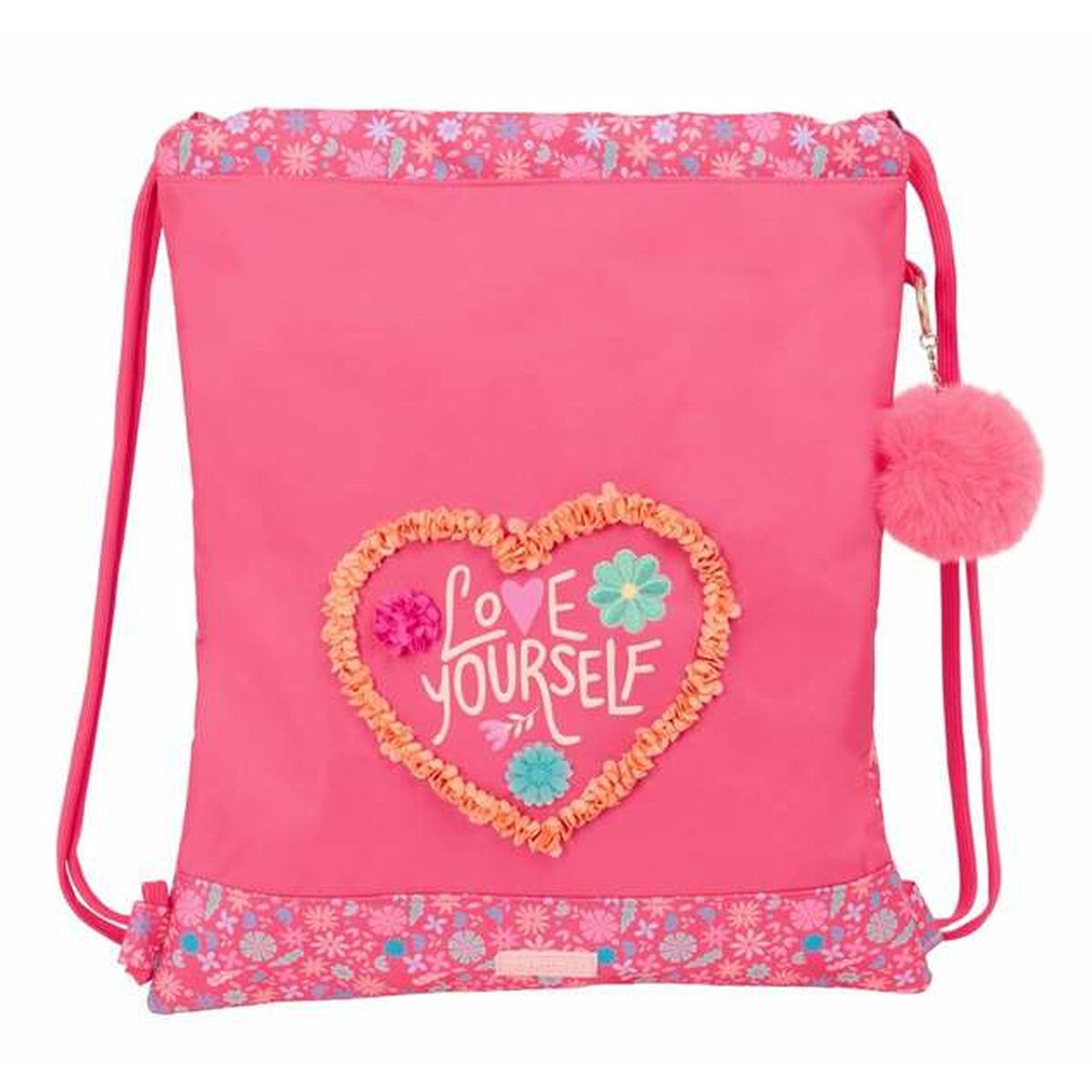 Saco Mochila com Cordas Safta 35 x 40 x 1 cm